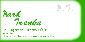 mark trenka business card